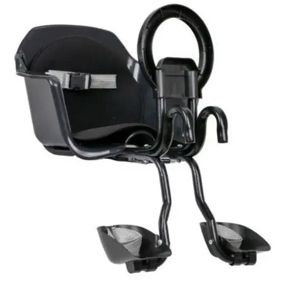 Cadeirinha Bike Bicicleta Infantil Dianteira Pojda Flexbike Preto
