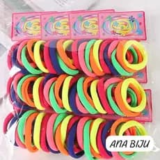 DAGUAN Médio Xuxinha para cabelo  de Meia 72 unidades / Rabico e elástico para cabelo Scrunchie
