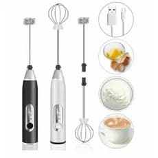 DAGUAN  Batedor Misturador Mixer Elétrico para Bebidas Leite Café Clara de Ovo 2 em 1