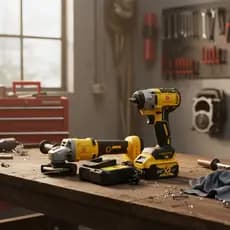 Chave De Impacto Lixadeira Esmerilhadeira Yamonaco A Bateria 20v Amarelo Kit 2 Baterias 5.0Ah 10000rpm 127/220v 50hz