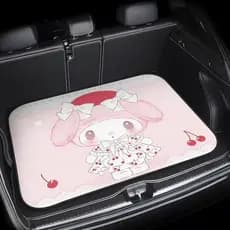 Tapete de porta-malas de carro 1 Melody - Tapete de porta-malas antiderrapante e fácil de limpar, tapete de armazenament