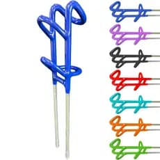 Suporte Para Vara De Pesca Emborrachado SK Piratamba Reforçado Para Pesqueiro Aço Galvanizado