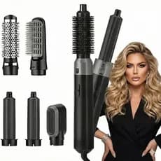 Escova 5 em 1 Secador, Pente, Modelador, Aumenta volume Profissional 110V ou 220V