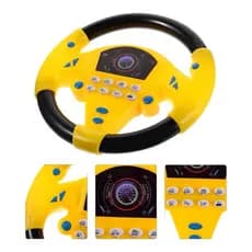 Volante Infantil Com Sons De Carro Rotação 360 Brinquedo