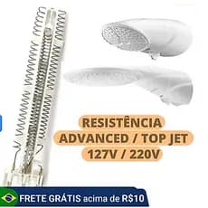 Resistência Elétrica Advanced E Top Jet 127v Ou 220v