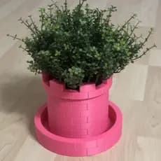 Vaso Castelo Decorativo com Prato – Elegância e Criatividade para Sua Decoração