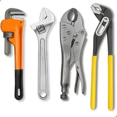 Kit Chave Inglesa + Alicate Bomba + Grifo + Alicate Pressão