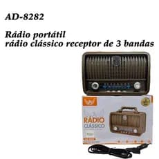 Radio portatil-ALTOMEX AD-8282 radio classico receptor de 3 bandas FM/AM/SW/USB