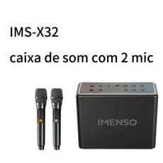 Caixa De Som Portátil Bluetooth- Imenso X32 120w Ipx4 C/ 2mic