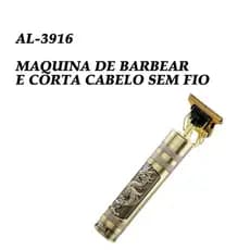 MAOUINA DE BARBEAR E CORTA CABELO SEM FIO-ALTOMEX AL-3916