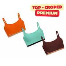 Top Fitness Feminino Academia Suplex Tecido Duplo Alta Sustentação Reforçado Treino Corrida Confortável