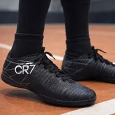 Chuteira Futsal Botinha Cano Alto Colada Costurada Promoção