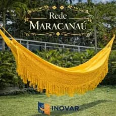 Rede de Dormir Maracanaú Tradicional – Rede Nordestina Artesanal Confortável e Reforçada