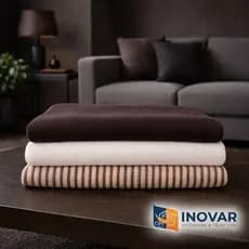 Manta Decorativa Multiuso 100% Algodão Para Sofá Cama Poltrona Com Franjas