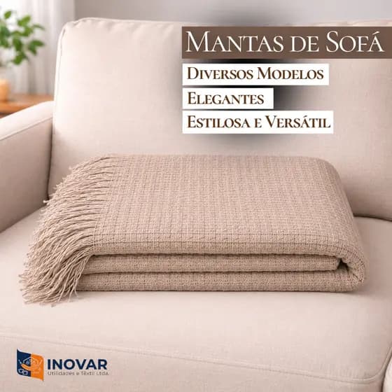 Manta para Sofá e Cama King Premium Decorativa Grande Macia Capa Protetora Elegante