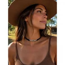 CHOCKER COLAR COUNTRY BRIDÃO FEMININO
