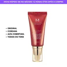 Base BB Cream Missha Perfect Cover SPF42 PA Todos Tons Original Coreano Base Maquiagem