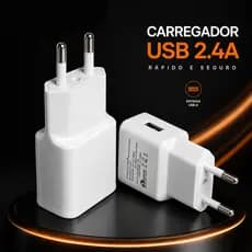 Fonte Carregador H'Maston F001 Original 3.1A Bivolt MAX Mini Carregador Portátil Fonte USB Universal Carga