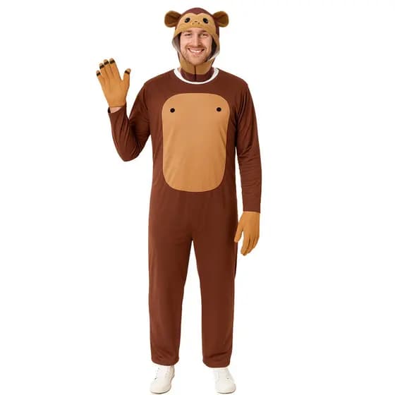 [Venda quente] Fantasia de palco de Halloween em estoque pronto para pequenos animais cos fantasia de macaco fantasia de