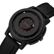 Novo Wormhole na moda corpo Celestial legal suspensão magnética relógio masculino preto tecnologia sentido