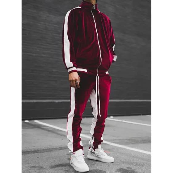 [Venda quente] Calças masculinas casuais esportivas de veludo dourado [envio rápido]