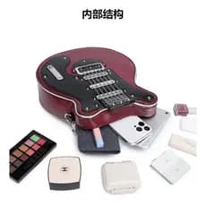 [Venda quente] Bolsa pequena criativa diferente Fashion portátil feminina feita em guitarra bolsa de ombro transversal [