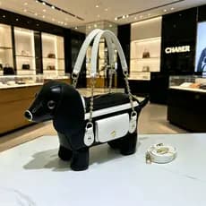 [Estilo mais vendido] Um cachorrinho criativo bolsa diferente com aparência exclusiva bolsa Animal portátil bolsa transv