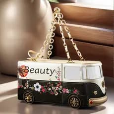 [Estilo mais vendido] Bolsa criativa fofa ônibus bolsa diferente Design sensação nicho corrente bolsa estoque pronto [en