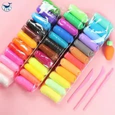 12-72PCS Unidades Massinha de Modelar EVA, Atóxica Não Gruda, Brinquedo Educativo Acessórios 6601