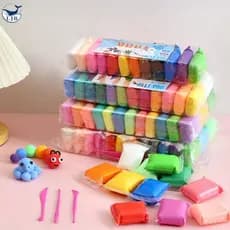 12,/24 /36 PCS Massinha Argila EVA Pula Pula Infantil Unidades Atóxicas Acessórios Brinde Não Gruda 6601