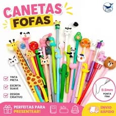 5/10/15/20 PCS unidades Caneta fofa Criativa Gel Personagens Animadas Kawaii modelos ZXB