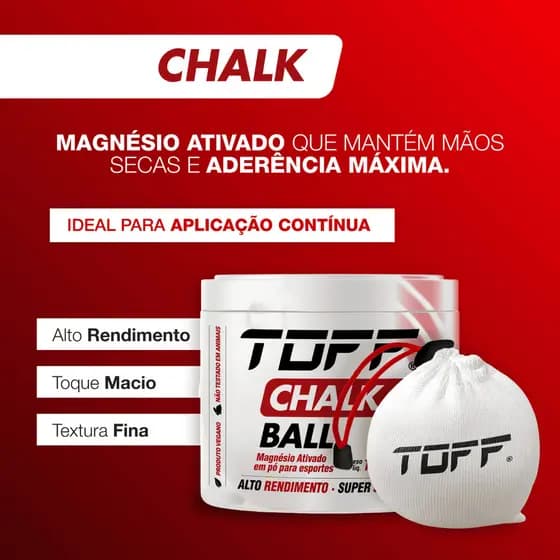 TOFF Chalk Ball Magnésio Ativado em Pó - 100g
