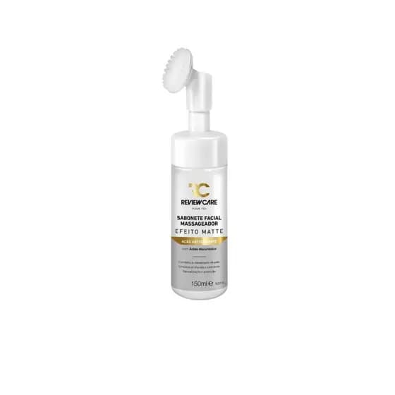 Sabonete Facial Limpeza Com Espuma Massageador Efeito Matte 150ML Review Care