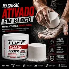 Magnésio Chalk Block Cross Escalada 55g Toff