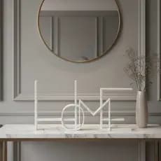 Decoração de Interiores HOME Minimalista 24x13 para Estantes e Escritórios Modernos e Elegantes