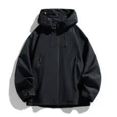 2077 Jaqueta Fina Solta Com Capuz Jaqueta Masculina Ferramentas de Bloqueio de Cores Jaqueta Moda Masculina
