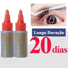 Super Cola Profissional para Extensão de cílios|Salon Pro 30ml Seca Rápido, Duradoura, Antifúngica