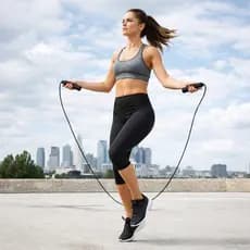 Corda De Pular Profissional Ajustável Crossfit Fitness