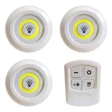 KIT LUMINÁRIA LELONG 3IN1 COM COTNROLE REMOTO LE2226