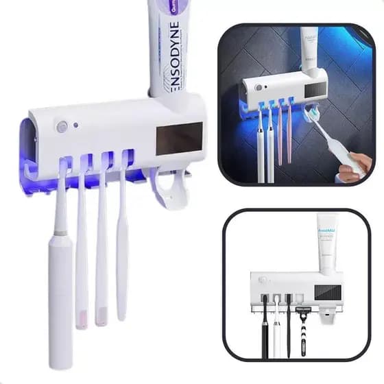 SUPORTE DISPENSER PORTA ESCOVA DE DENTES UV BMAX/OBERON/LUATEK