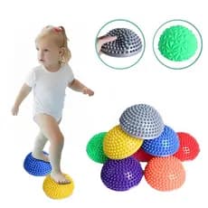 Bola para massagem Semicírculo Cravo Espinha Infantil Equipamento de Treinamento Integração Sensorial Equilíbrio