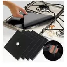 Kit 4 Protetores Proteção Forra Fogão Anti Aderente Reutilizável