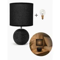 Abajur Luminaria Porcelana de Mesa Quarto Sala e Escritorio Premium Luxo Sofisticado Bivolt 110/220v