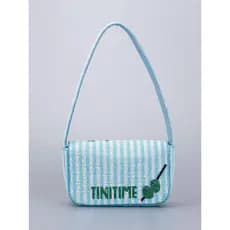[Novo produto] Bolsa feminina de contas de arroz bordada à máquina Bolsa Diagonal bordada de alta qualidade Bolsa nas ax