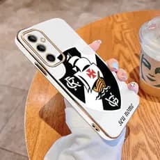 Samsung A17 A07 A16 A26 A36 A56 5G Caso Nome Personalizado Vasco da Gama Capa Macia Chapeamento À Prova De Choque