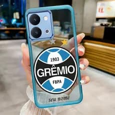 Capa Para POCO X8 Pro Max 5G Grêmio Clube De Futebol Nome Personalizado Caso À Prova De Choque Claro Escudo De Doces