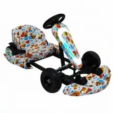 Mini Kart Elétrico Infantil Com Led 250w Suporta Até 70 Kg