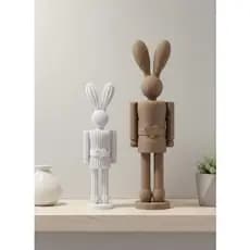 Decoração de páscoa/coelhos de pascoa/Minimalista/Moderno/decoração/Coelho