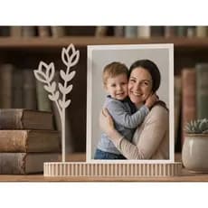 Porta retrato dia das mães + FOTO GRÁTIS - Minimalista - dia das mães - porta retrato - decoração