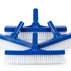 4 un Escova para Piscina Reta com Cerdas de Nylon Remove Sujeira Algas e Detritos Atacado Piscineiro